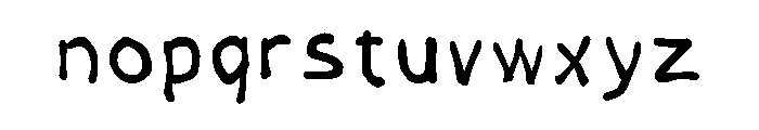 Blood Bath Regular Font LOWERCASE