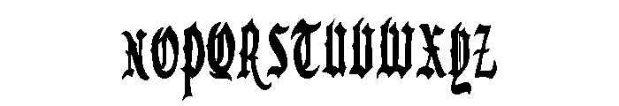 Blood River Hostel Font UPPERCASE