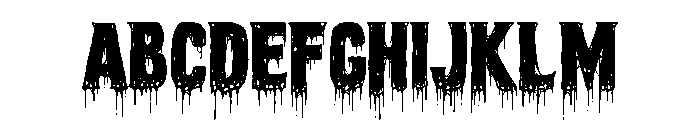 Blood Victim Zombie FONT