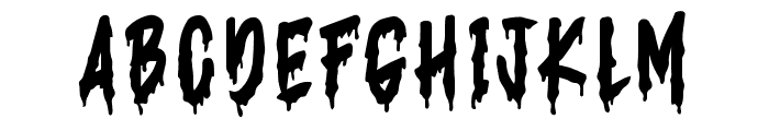 Bloodie Curse Font UPPERCASE