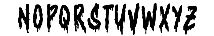 Bloodie Curse Font UPPERCASE