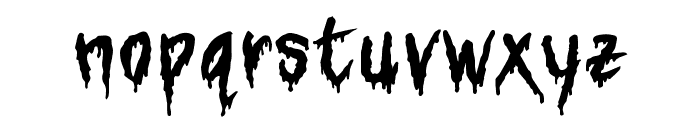 Bloodie Curse Font LOWERCASE