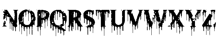 Bloodletting Legacy Font UPPERCASE