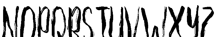 Bloodstreak Font UPPERCASE