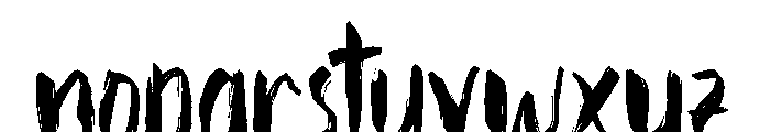Bloodstreak Font LOWERCASE