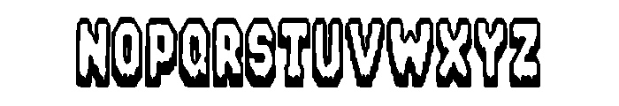 Bloody Bunny Font LOWERCASE