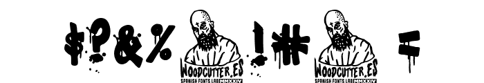 Bloody Gothic Empire Font OTHER CHARS