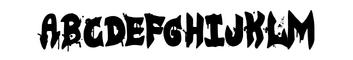 Bloody Gothic Empire Font UPPERCASE