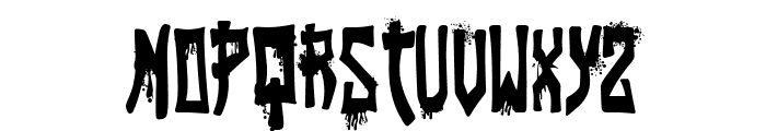 Bloody Japan Font UPPERCASE