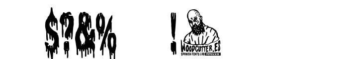 Bloody Sisters Night Club Font OTHER CHARS