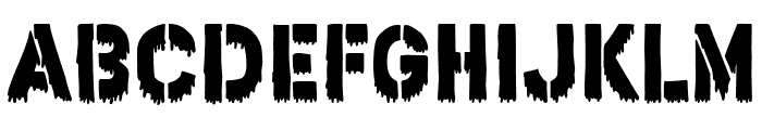 Bloody Stencil FONT