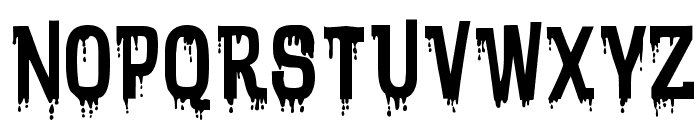 Bloodytronic SW Font UPPERCASE