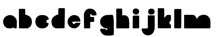 Blooky Font LOWERCASE