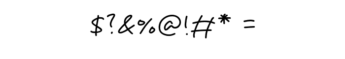 Bloom Velvet Font OTHER CHARS