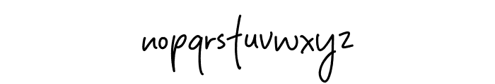 Bloom Velvet Font LOWERCASE