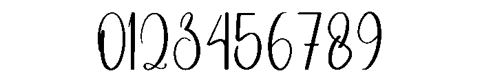 Blooming Something Font OTHER CHARS