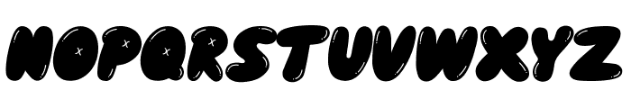 Blopy Font Font UPPERCASE