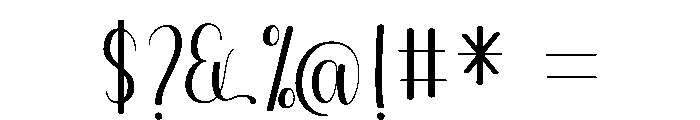 Blosome Font OTHER CHARS