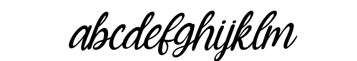 Blossom Italic Font LOWERCASE