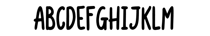 Blossom Sans Font UPPERCASE