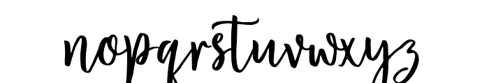 Blossomed Font LOWERCASE