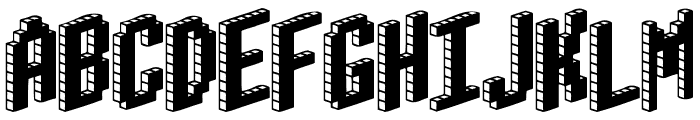 Blox [BRK] Font LOWERCASE