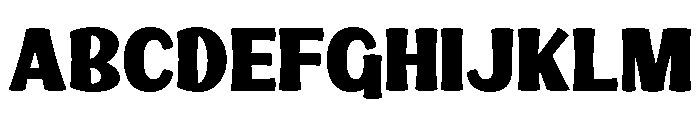 Blubly Demo Regular Font UPPERCASE