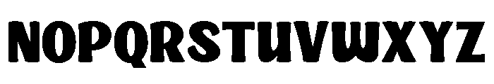 Blubly Demo Regular Font UPPERCASE