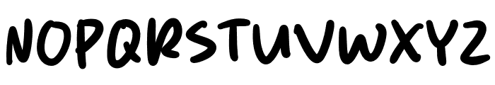 Blue Clash Font UPPERCASE