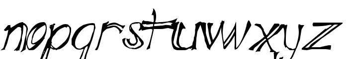 Blue Mutant Double Serif Font LOWERCASE