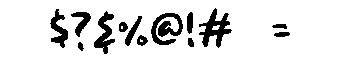 Blue Shine Font OTHER CHARS