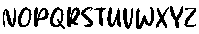 Blue Shine Font UPPERCASE