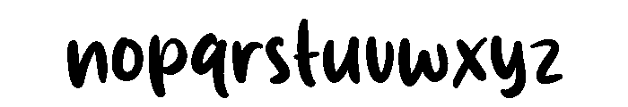 Blue Shine Font LOWERCASE