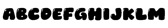 Blue Water Font UPPERCASE