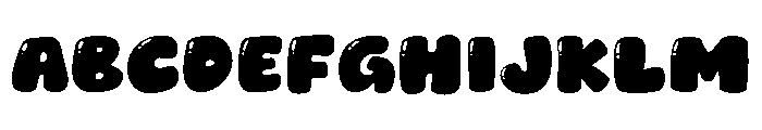 Blue Water Font LOWERCASE