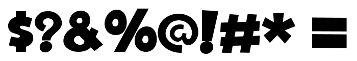 BlueNight Regular Font OTHER CHARS