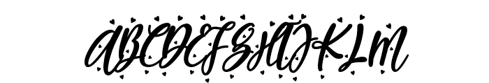 Blueberry Love Font UPPERCASE