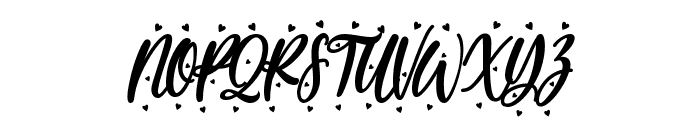 Blueberry Love Font UPPERCASE