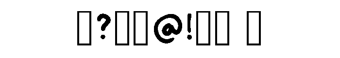Bluee By Ae Regular Font OTHER CHARS