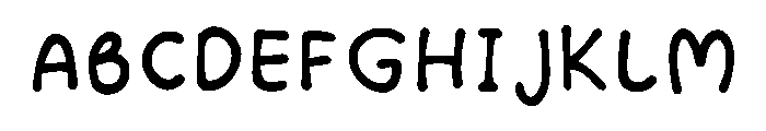 Bluee By Ae Regular Font UPPERCASE