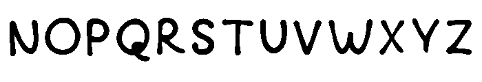 Bluee By Ae Regular Font UPPERCASE