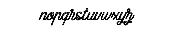 Blueline Paradise Font LOWERCASE