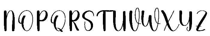 Blues Font UPPERCASE