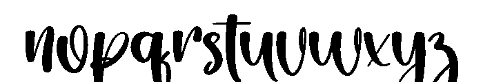 Blues Font LOWERCASE