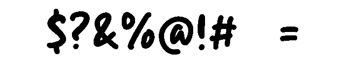 Bluesky1 Font OTHER CHARS