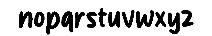 Bluesky1 Font LOWERCASE