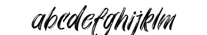BluezinghamPersonalUseOnly-Regular Font LOWERCASE