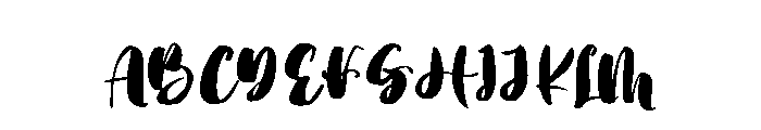 Bluishstone Demo Font UPPERCASE
