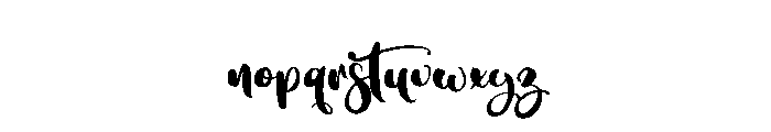 Bluishstone Demo Font LOWERCASE