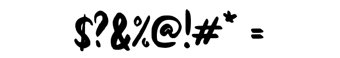 }Blush Smile{ Font OTHER CHARS